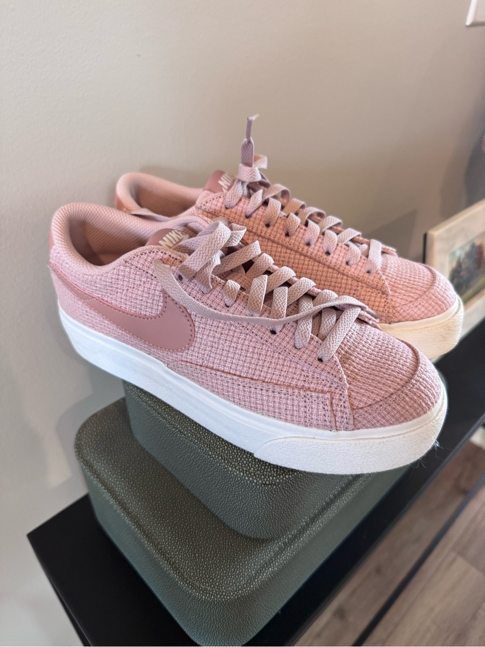 Nike Women’s Pink Platform Sneakers